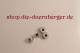 Buchschrauben Chicagoschrauben 2mm / Kopf 7 mm Fb. silbern